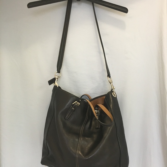 Coach Black Crossbody *HUGE* Laptop/Work Friendly! - Picture 5 of 6